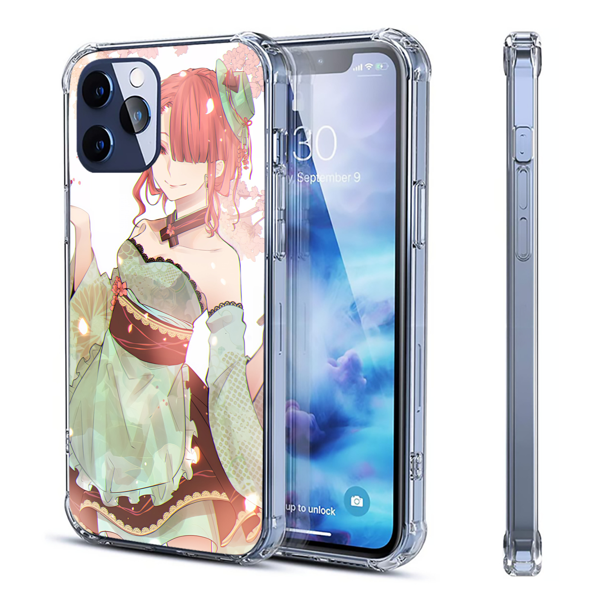 （画像用） 文豪ストレイドッグス Bungo Stray Dogs 【iPhone 12シリーズ対応】透明スマホケース（クリアソフトケース）
